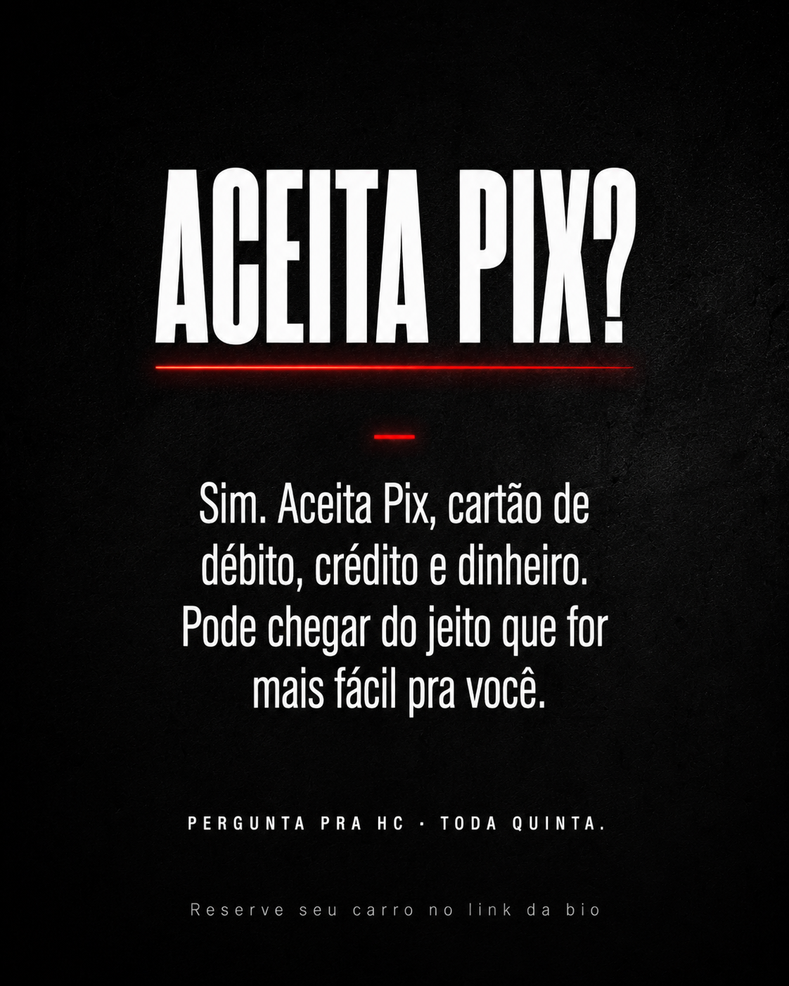 Aceita Pix FAQ