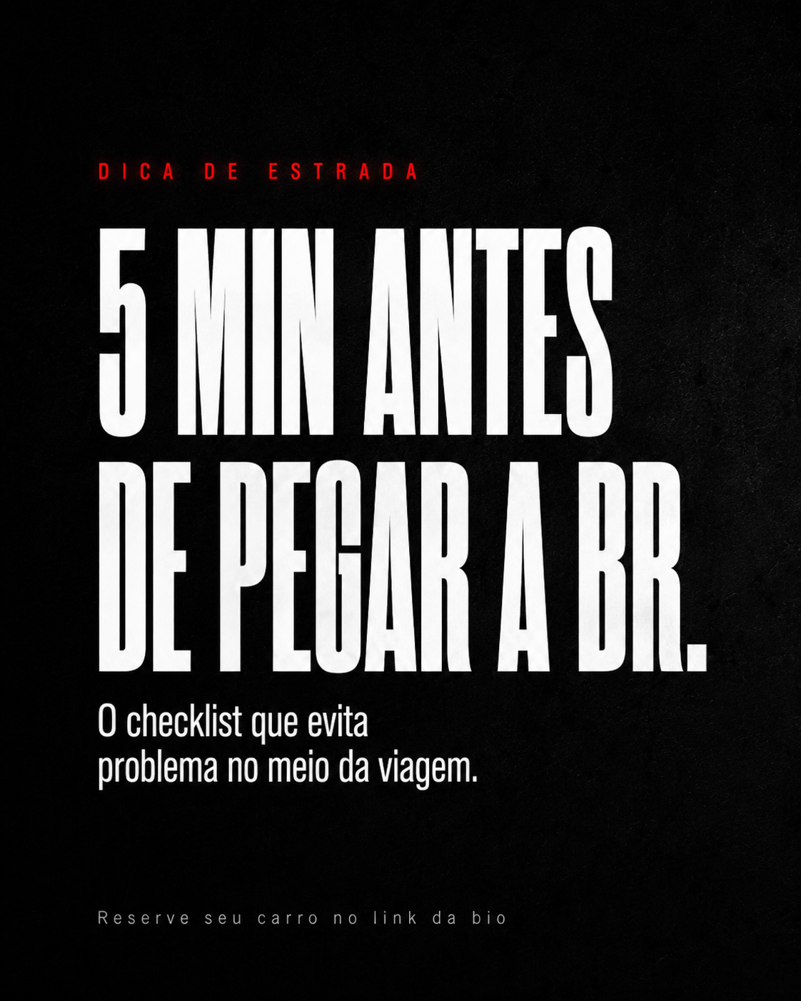 Dica de Estrada
